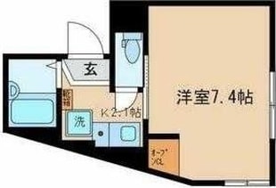 グランコート矢口渡の物件間取画像